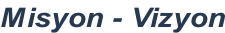 Misyon - Vizyon